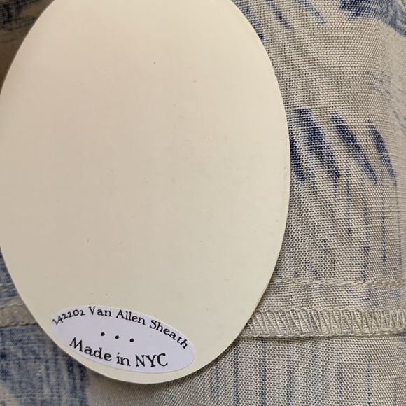 Feral Childe Silk Linen Van Allen Sheath Dress - Picture 16 of 16